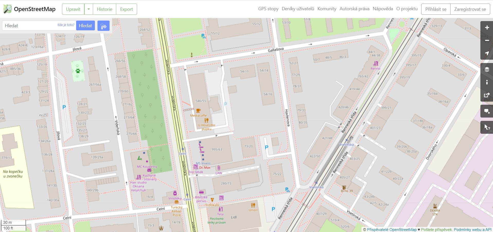 Jak získat data OpenStreetMap